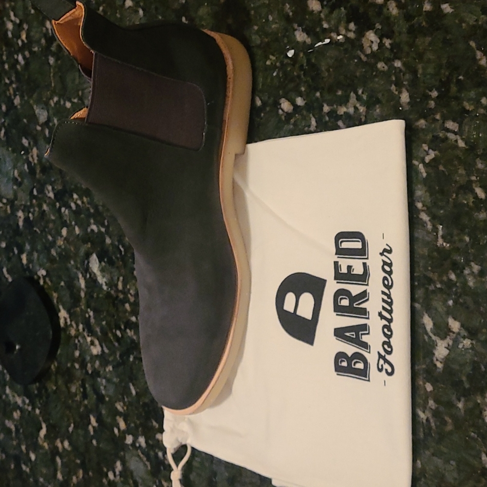Bared Footwear - Titanium Charcoal Nubuck Men's Boot